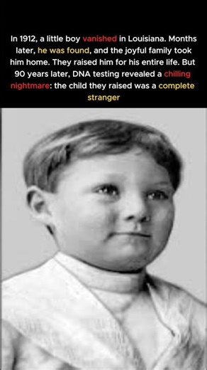 UNSOLVED MYSTERY: The Boy Who Was Found 🧬👀 #darkhistory #history