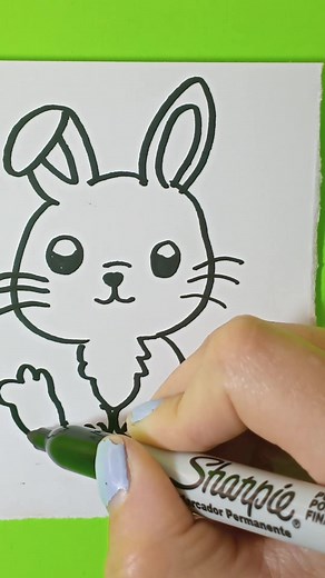 Dibujos de Animales: Conejos Tiernos y Fáciles