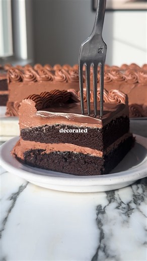 Sheet Pan Chocolate Birthday Cake recipe