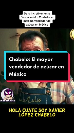 Dato Increíblemente Desconocido: Chabelo, el mayor vendedor de azúcar en México y otros países. #mexico🇲🇽 #chabelo #enfamiliaconchabelo #domingos #viral #trend #historiasdetiktok #datosdesconocidos #azucar #obesidad #niñosfelices #niñosyniñas #golosinas #recuerdame #refresco #mueblestroncoso #catafixia #cuates