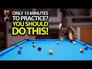 How to Practice When Time is Limited ~ (Free Pool Lessons)