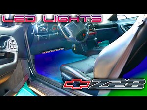 INSTALLING INTERIOR LED LIGHTS IN MY Z28 CAMARO