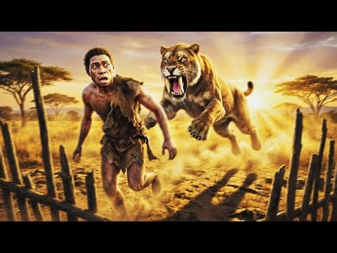 The Moment Homo habilis Faced a Deadly Sabre-Toothed Predator