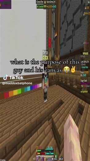 Macro the painter in Skyblock! 😮 #skyblock #hypixel #hypixelskyblock #minecraft #gaming