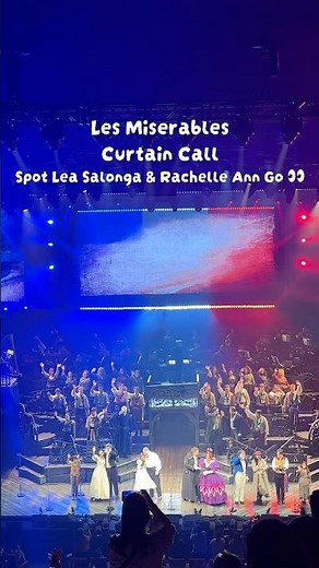 Les Miserables: World Tour Spectacular |View from my seat + Curtain Call #lesmiserables