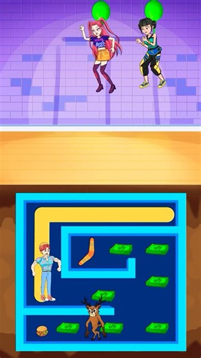 MAZE RUNNER! 🧩 Can JINU and ABBY SAJA Save The Girls From The Sky?