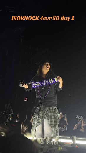 ISOKNOCK fan made sign picked up (day 1) @ISOxo @Knock2music #isoknock #sandiego #rave