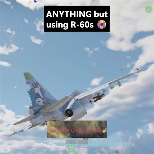 GENUINELY not using R-60s 😔