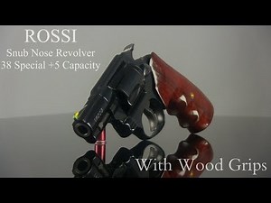 Rossi 38 special Snub Nose revolver - WITH WOOD GRIPS