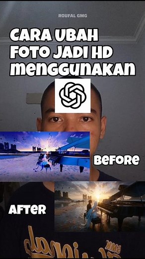 Cara ubah foto menjadi HD seperti Unreal Engine 4 menggunakan Chat GPT
