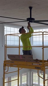 14K views · 38 reactions | Quick Ceiling Fan Installation #ceilingfan #fans #homerenos #homeupgrades | MR Post Frame | Facebook