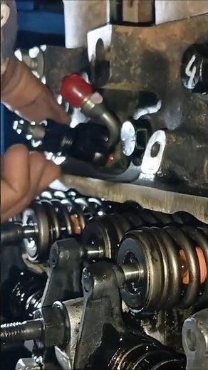 john deere 4045 4 cylinder engine injector installation easy way #fuelinjectors #dieselrepair