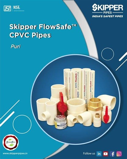 With Skipper FlowSafe™️ CPVC Pipes #SkipperPipes