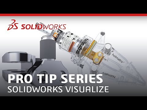 SOLIDWORKS Visualize Pro Tip Series - Episode 2
