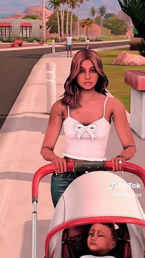 Sims 4 Functional Stroller Mod for Infants and Toddlers