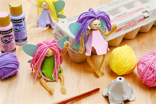 Egg Carton Fairies | Fun and Cute Egg Carton Craft