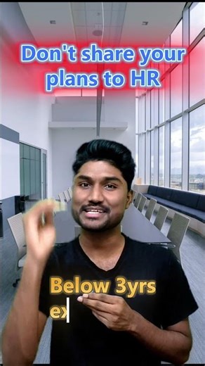 🚫🚨Never Tell HR About Future Studies #shorts #youtube #interview #jobs