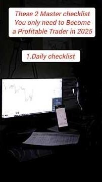 Daily checklist for trading #trading #checklist #forextrading #forexanalysis #crypto #cosistensy