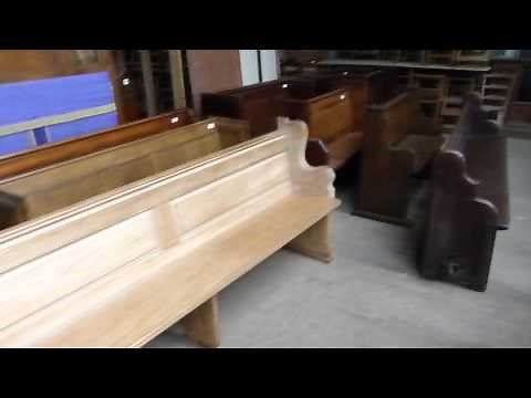 Antique Church Pews and Chairs for sale