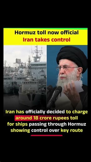 Hormuz toll now official Iron take is control #viral #news