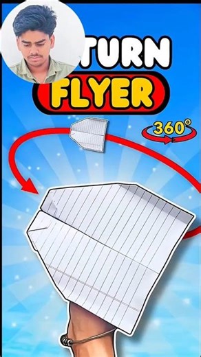 “This Paper Plane Comes Back to Me 😱✈️ (100% Real)”
