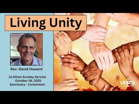 October 19, 2025, Sunday Contemporary Service, Unity Church of the Hills