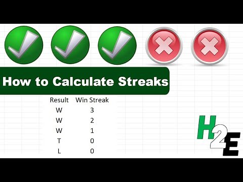 How to Calculate Streaks in Excel