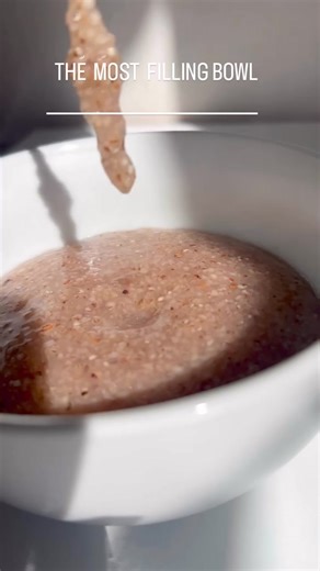 The most filling bowl-course mabele soft porridge 🥣 vinegar and sugar was added here. What do you enjoy your Mabele porridge with? Credit: @_mahlaco #safoods #southafricanfoods #safoodies | South African Food