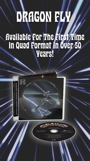 The world formally met Jefferson Starship with the release of the group’s debut, DRAGON FLY, in October of 1974. Tunes like “Ride The Tiger” and “Hyperdrive” only reaffirmed the inimitable chemistry and power of the creative union shared by Grace Slick and Paul Kanter following their six years together in Jefferson Airplane. Produced by the band and Larry Cox, it surged to #11 on the Billboard 200. In celebration of the album’s 50th anniversary, a special Quad edition of their debut album is ava