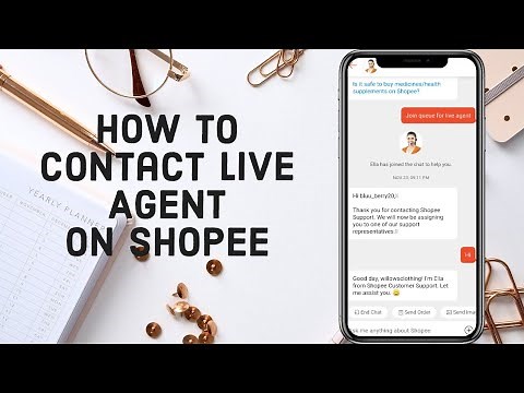 How To Contact Customer Service/Live Agent on Shopee
