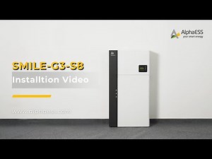 AlphaESS SMILE-G3-S8 | Power Storage Battery Installation Video