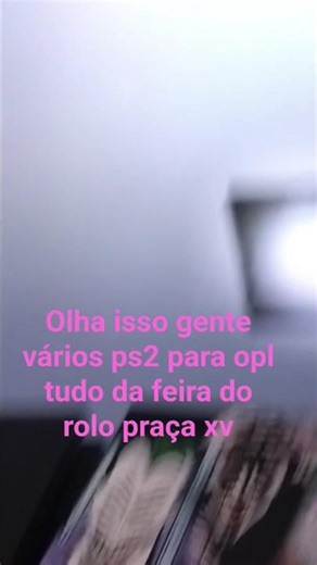 lote ps2 slim tudo para opl dá feira do rolo praça xv! kkkkkkk
