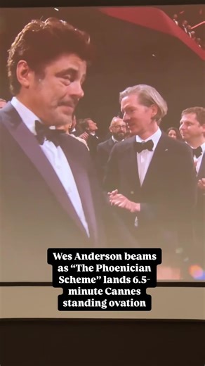Variety | Wes Anderson's "The Phoenician Scheme" landed a 6.5 minute standing ovation at #Cannes as leading lady Mia Threapleton sobbed. | Instagram