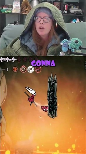 We raced the lava and it was fun 10/10 recommend playing hollow knight SilkSong #silksong