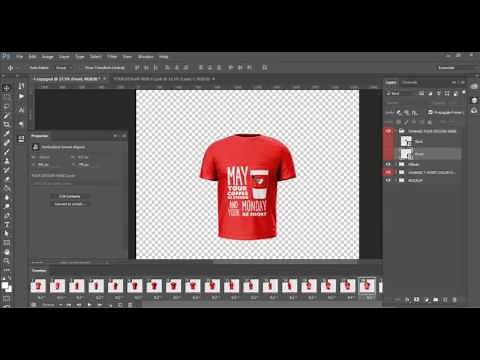 360° Animated T shirt Mock Up Tutorial