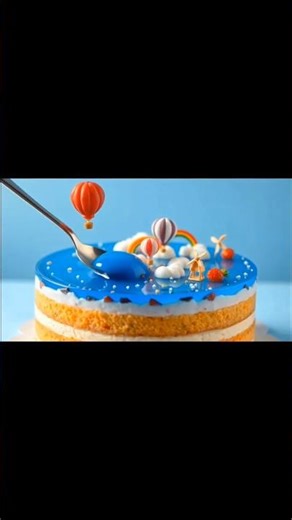 “Unreal Miniature Cake Worlds | ASMR Jelly Cake Cutting in 4K” #asmr #ai