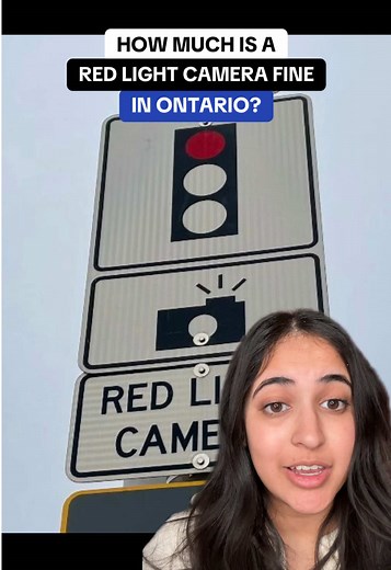 Everything you need to know about red light camera fines in Ontario. #ontario #ontariocanada #redlight #trafficlight #fine #drivingtips #greenscreen