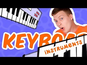 Variety of keyboard instruments. What do grand piano, organ and synthesizer sound like?
