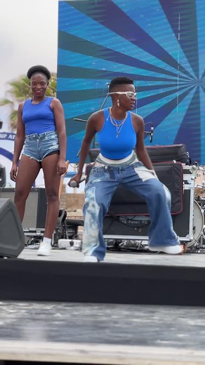 Engaging Dance Performance on Stage with Striking Visuals