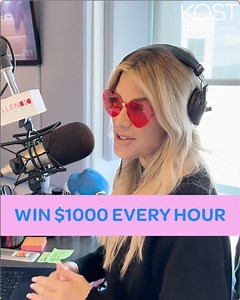 We LOVE to give you money! 😍 Listen to win $1,000 Cash on KOST weekdays between 6a & 6p at :20 after the hour! 🎧 Listen now for more chances to win: kost1035.com/listen | KOST 103.5