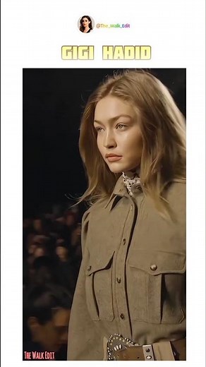 Gigi Hadid Pure Aura #shorts #trending #fashion #gigihadid #climalindo #runway #fyp