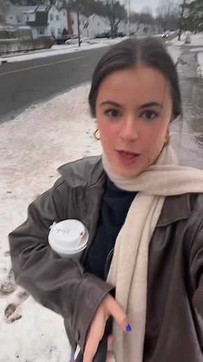 Walking Through Snowy Puddles with Drenched Shoes