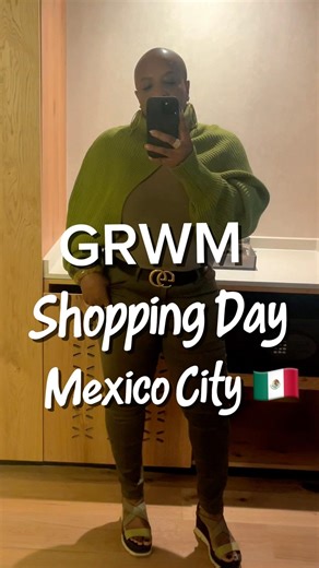 Green Was the Assignment in Mexico City 💚✨#shorts #over50style