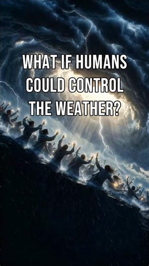 What if humans could control the weather?