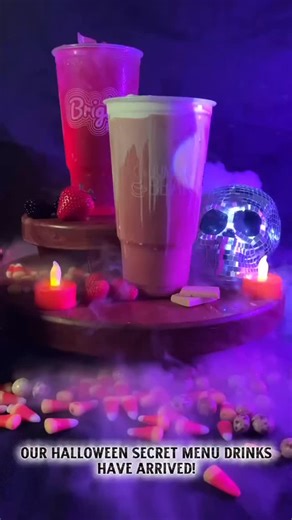 Our chillingly delicious Halloween Secret Menu drinks have arrived! Awaken your taste buds with these two new arrivals🪦: 🩸 Vampire Blood – Original Bright® Energy swirled with blackberry & strawberry— a sweet sip with a sinister twist. 🧛 👻 Ghost Face – Smooth cold brew topped with our signature Snowy Cold Foam & a haunting raspberry drizzle. Catch them before they disappear… if you’re brave enough! 🎃✨ #TheHumanBean #SecretMenu #HalloweenDrinks #HalloweenSecretMenuDrinks #SpookySeason #Spook
