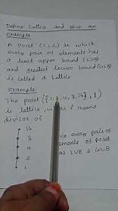 Define Lattice # Lattices. # Discrete mathematics # in Tamil