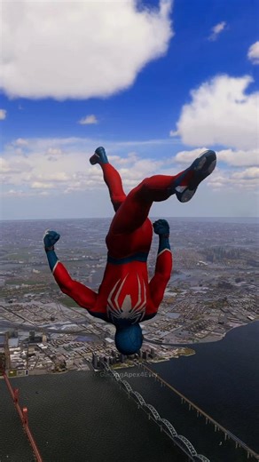 When Advanced Spider-Man Tries Super Slingshot for Fun 💯🔥 PS5 #spiderman