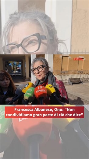 LaPresse | Caso Albanese, anche la Germania chiede le dimissioni: "Posizione insostenibile su Israele" Cresce la pressione sulla relatrice speciale... | Instagram