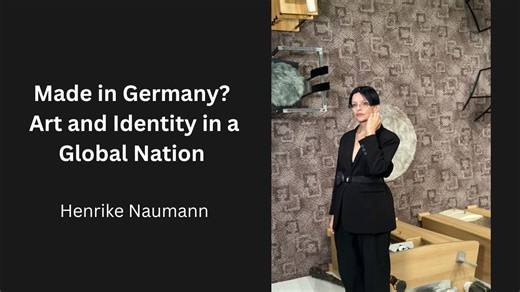 Artist Henrike Naumann discusses her artistic practice and works on view in the exhibition "Made in Germany? Art and Identity in a Global Nation." | Harvard Art Museums