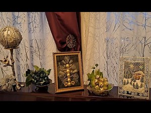 Using Old and Broken Jewelry to Create A Christmas Tree #usingoldjewelryforcrafts #jewelrycrafts